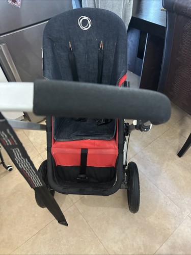 Bugaboo cameleon denim red - bugaboo, denim,